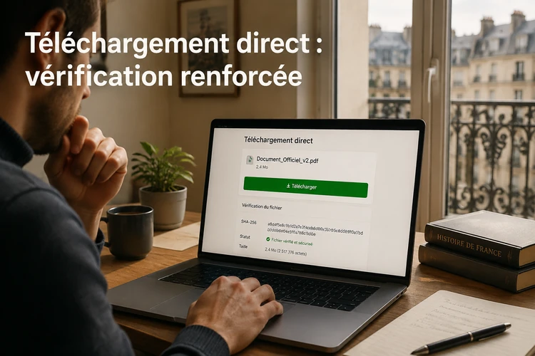 Téléchargement direct: vérification renforcée