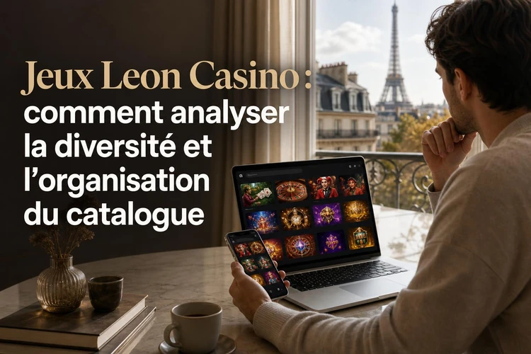 Jeux Leon Casino: comment analyser la diversité et l’organisation du catalogue