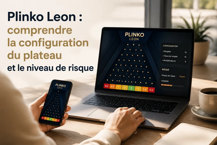 Plinko Leon: comprendre la configuration du plateau et le niveau de risque