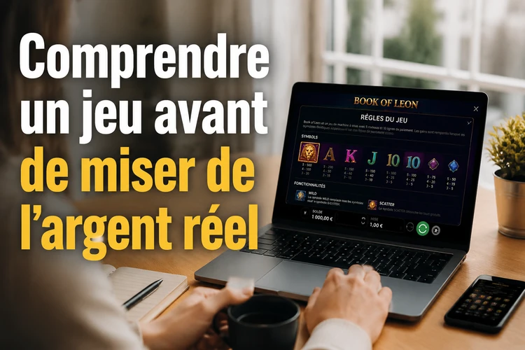 Leon Jeux Casino: comprendre un jeu avant de miser de l’argent réel
